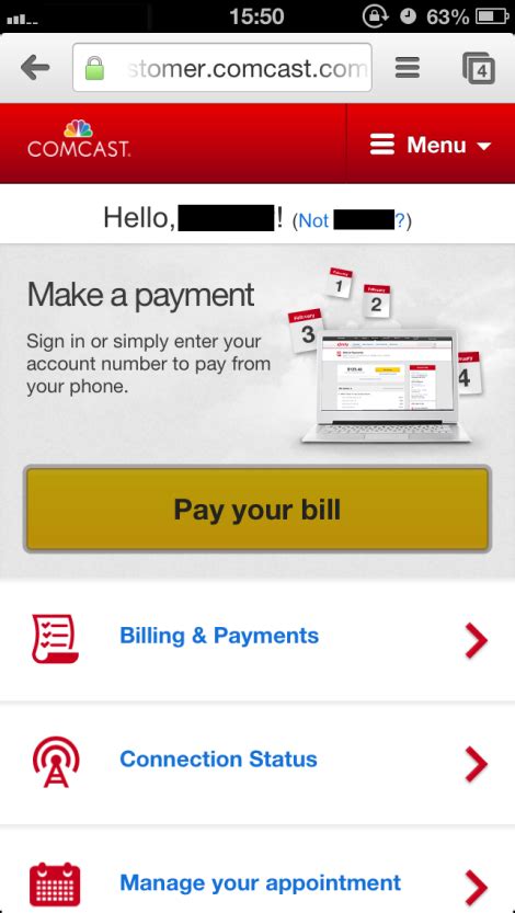 www comcast com pay bill|comcast payment center one time.